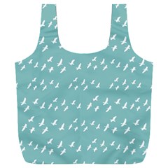 Group Of Birds Flying Graphic Pattern Full Print Recycle Bag (xxl) by dflcprintsclothing