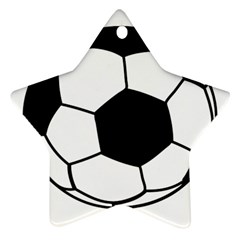 Soccer Lovers Gift Ornament (star) by ChezDeesTees