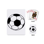 Soccer Lovers Gift Playing Cards Single Design (Mini) Back