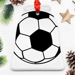 Soccer Lovers Gift Bell Ornament (two Sides) by ChezDeesTees