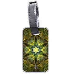 Fractal Fantasy Design Background Luggage Tag (two Sides) by Vaneshart