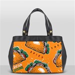 Seamless pattern with taco Oversize Office Handbag (2 Sides) Front