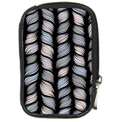 Seamless Pattern With Interweaving Braids Compact Camera Leather Case by BangZart