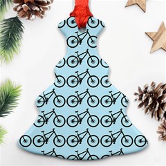 Mountain Bike - Mtb - Hardtail And Dirt Jump Ornament (christmas Tree)  by DinzDas