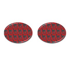 015 Mountain Bike - Mtb - Hardtail And Downhill Cufflinks (oval) by DinzDas