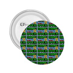 Game Over Karate And Gaming - Pixel Martial Arts 2 25  Buttons by DinzDas