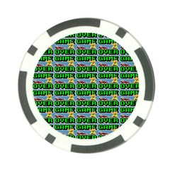 Game Over Karate And Gaming - Pixel Martial Arts Poker Chip Card Guard by DinzDas