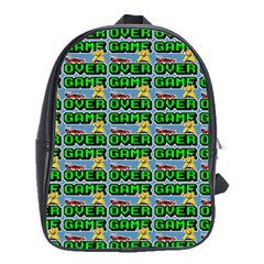 Game Over Karate And Gaming - Pixel Martial Arts School Bag (large) by DinzDas