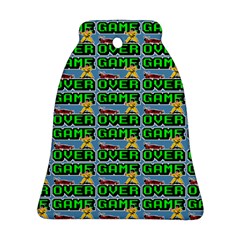 Game Over Karate And Gaming - Pixel Martial Arts Ornament (bell) by DinzDas