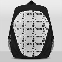 White And Nerdy - Computer Nerds And Geeks Backpack Bag by DinzDas