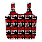 Just Killing It - Silly Toilet Stool Rocket Man Full Print Recycle Bag (L) Front