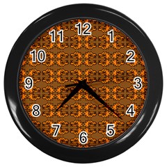 Inka Cultur Animal - Animals And Occult Religion Wall Clock (black) by DinzDas