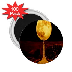 Moon Road 2 25  Magnets (100 Pack)  by Sparkle