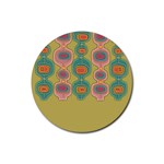 Americana 2 Rubber Coaster (Round)  Front