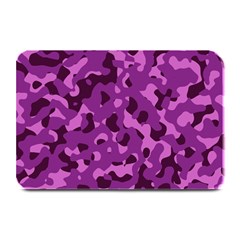 Dark Purple Camouflage Pattern Plate Mats by SpinnyChairDesigns