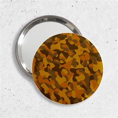 Brown And Orange Camouflage 2 25  Handbag Mirrors by SpinnyChairDesigns