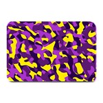 Purple and Yellow Camouflage Pattern Plate Mats 18 x12  Plate Mat