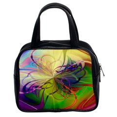  Rainbow Painting Patterns 1 Classic Handbag (two Sides) by DinkovaArt