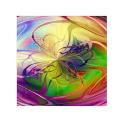  Rainbow Painting Patterns 1 Small Satin Scarf (square) by DinkovaArt