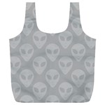 Grey Aliens UFO Full Print Recycle Bag (XXXL) Front