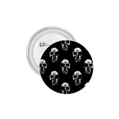 Black And White Skulls 1 75  Buttons by SpinnyChairDesigns