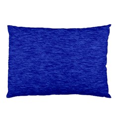 Cobalt Blue Color Texture Pillow Case (two Sides)