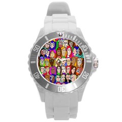 432sisters Round Plastic Sport Watch (l) by Kritter