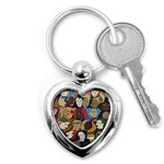 Sisters2020 Key Chain (Heart) Front