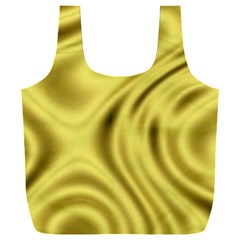 Golden Wave Full Print Recycle Bag (xxxl) by Sabelacarlos