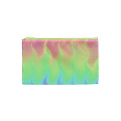 Pastel Rainbow Flame Ombre Cosmetic Bag (xs)