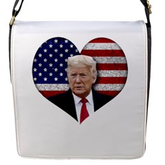 Trump President Sticker Design Flap Closure Messenger Bag (s) by dflcprintsclothing