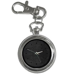 Black Crocodile Skin Key Chain Watches by LoolyElzayat