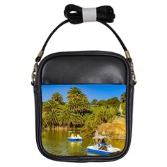 Parque Rodo Park, Montevideo, Uruguay Girls Sling Bag by dflcprintsclothing