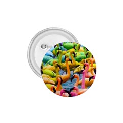 Rainbow Flamingos 1 75  Buttons by Sparkle