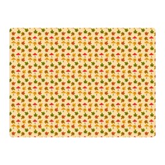 Autumn Leaves Tile Double Sided Flano Blanket (mini)  by DithersDesigns