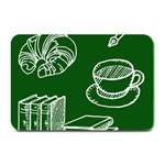 Books And Baked Goods Pattern Plate Mats 18 x12  Plate Mat