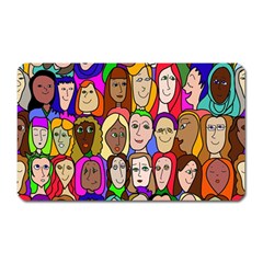 Sisters Magnet (rectangular) by Kritter