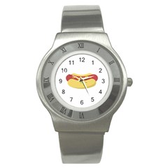 Hotdog Stainless Steel Watch by CuteKingdom