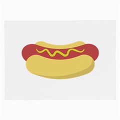 Hotdog Large Glasses Cloth (2 Sides) by CuteKingdom