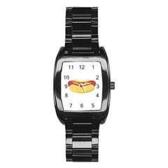 Hotdog Stainless Steel Barrel Watch by CuteKingdom