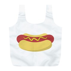 Hotdog Full Print Recycle Bag (l) by CuteKingdom