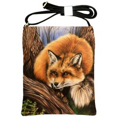 Fox Shoulder Sling Bag by ArtByThree