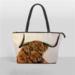 Highland Cow  Giclee Classic Shoulder Handbag Front