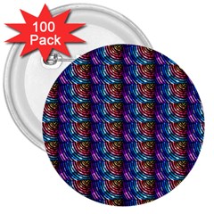 Abstract Illusion 3  Buttons (100 Pack)  by Sparkle