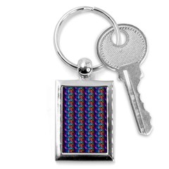 Abstract Illusion Key Chain (rectangle) by Sparkle