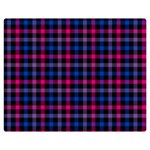 Bisexual Pride Checkered Plaid Double Sided Flano Blanket (Medium)  60 x50  Blanket Front