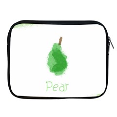 Pear Fruit Watercolor Painted Apple Ipad 2/3/4 Zipper Cases by Mariart