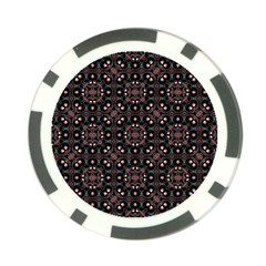 Dark Seamless Gemoetric Print Mosaic Poker Chip Card Guard (10 Pack) by dflcprintsclothing