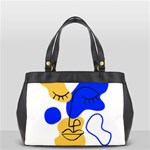 Evening Mood Face Drawing Oversize Office Handbag Front