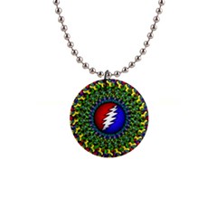 Grateful Dead 1  Button Necklace by Sapixe